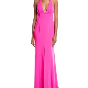 Jay Godfrey plunging v neck gown SOLDOUT